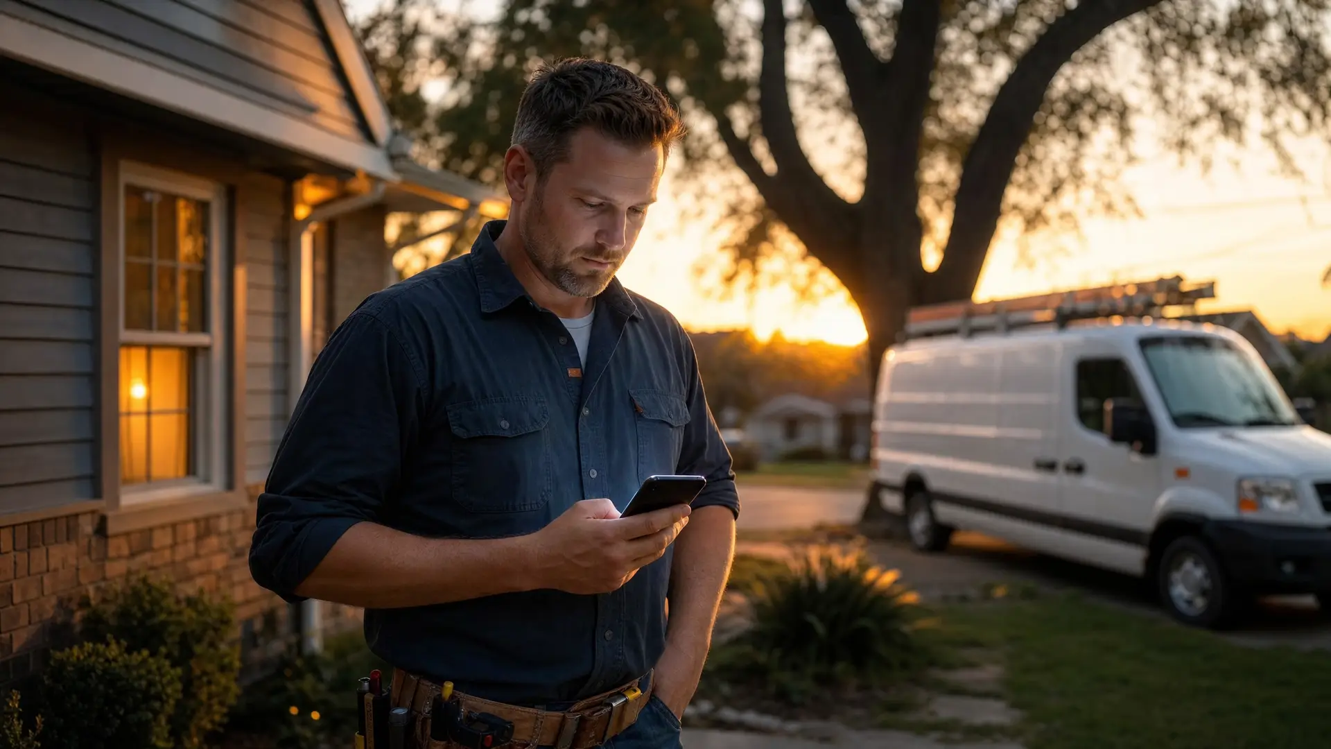 Lead follow-up system replying to a new homeowner website inquiry within minutes for a local service business