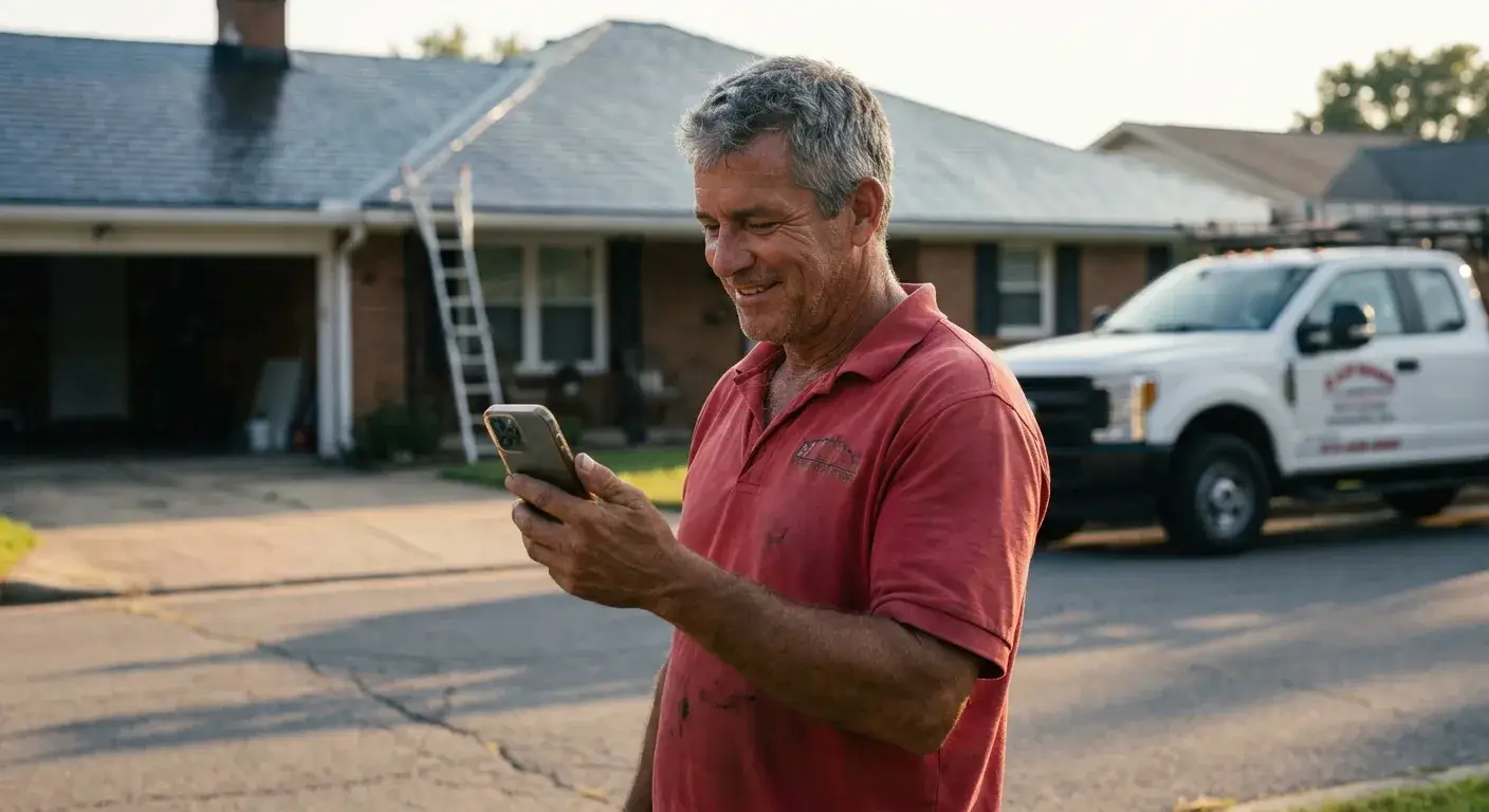 how to generate roofing leads on a job site for local service businesses