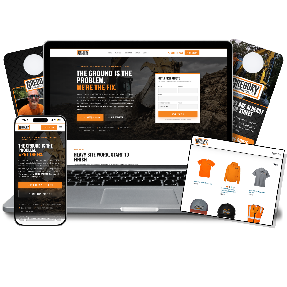 Profit Revive branding work for a trade business