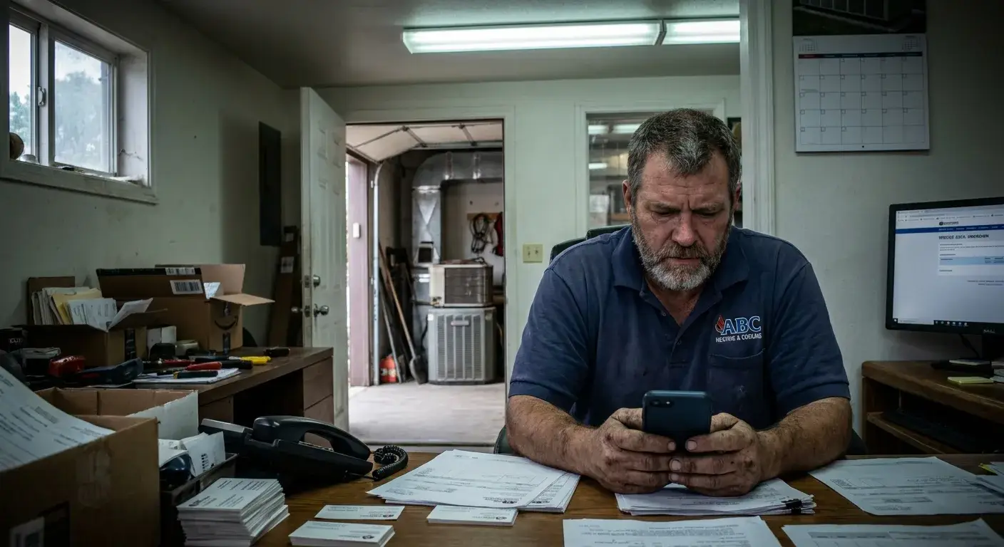how to get hvac calls on a job site for local service businesses